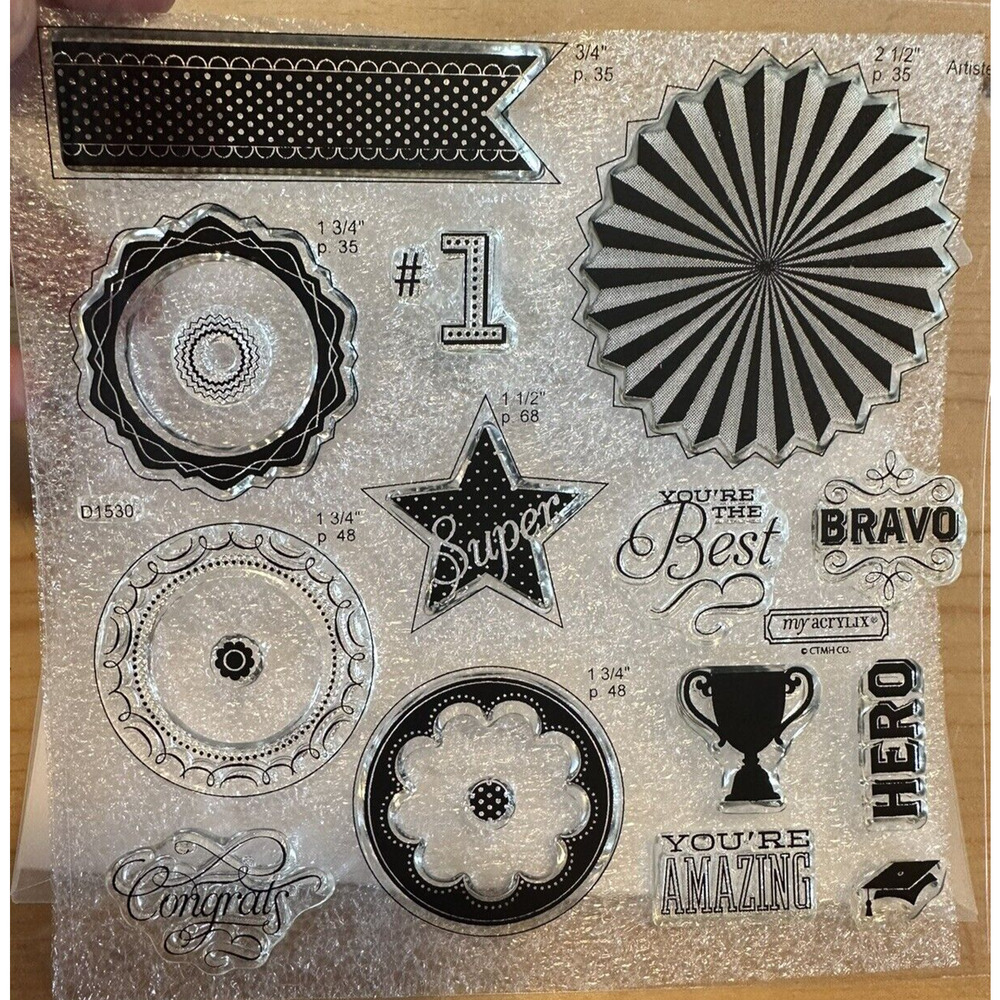 Close to My Heart Acrylix D1530 Cricut Artiste Collection Kudos Cricut